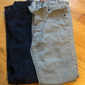 2 Pairs of khaki pants